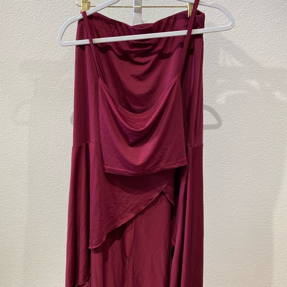 Women's 2 Piece Skirt Set with crop top 3XL